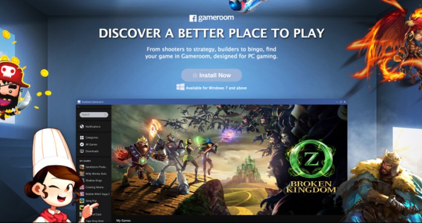 Bir Oyun Platformu da Facebook'tan : Gameroom