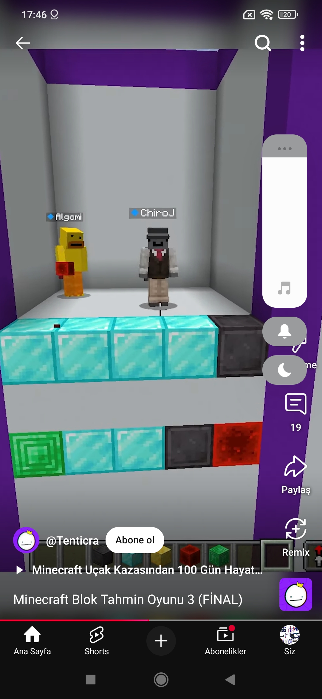 Minecrafta beraber oynamak ve tatlı sohbet muhabbet için kız arıyorum